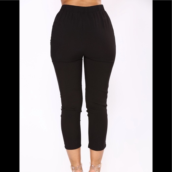 FashionNova Tie Waist Pants - Picture 3 of 4